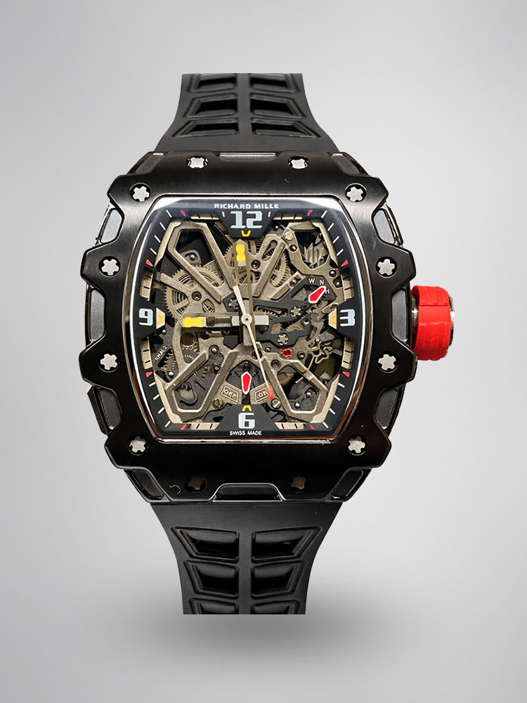 Richard Mille RM 035-03 Rafael Nadal Super Clone Skeleton Dial Swiss Movement 43mm Replica Watch