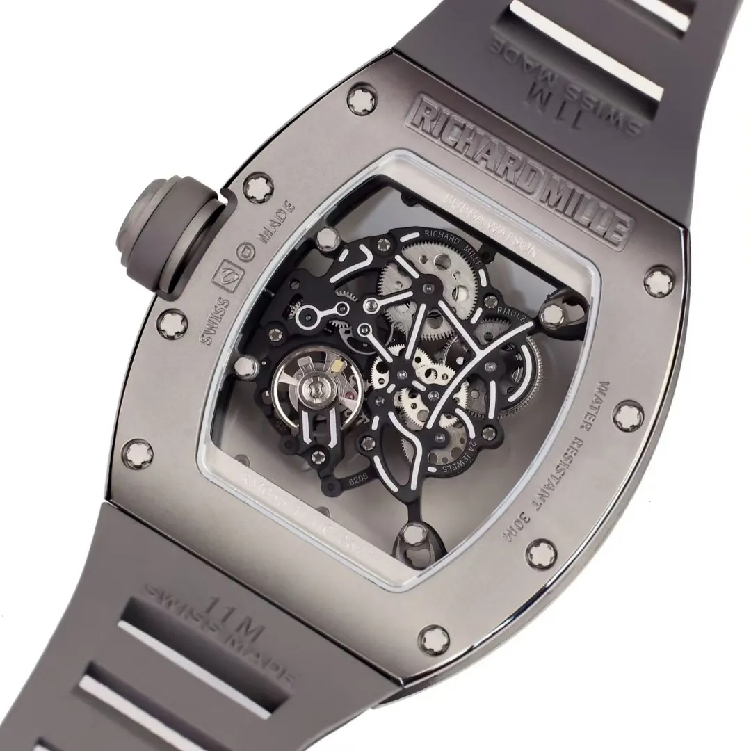 Replica Richard Mille RM 055 Bubba Watson Super Clone Watch – Titanium Full Grey Edition