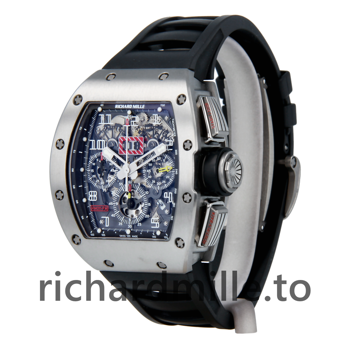 Richard Mille RM 011 FM Rubber Skeletonized Dial Watch