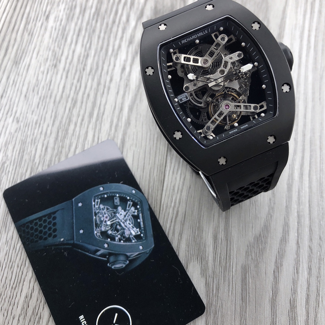 Replica Richard Mille RM 027 Watch with Swiss Movement 43mm Titanium Case