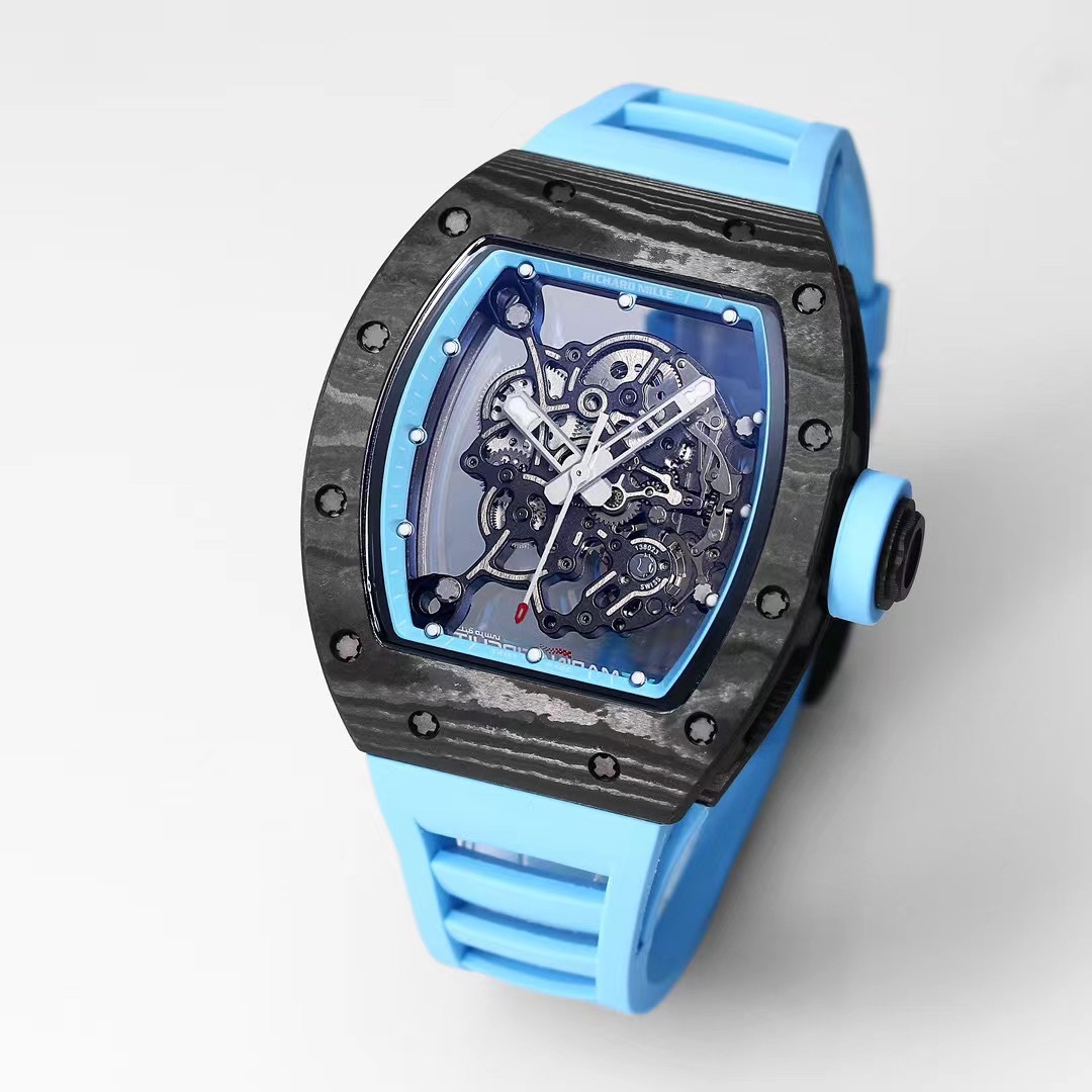 Replica Richard Mille RM 055 Carbon Fiber Men's Watch: Masterpiece of Innovation, Craftsmanship, and Modern Elegance
