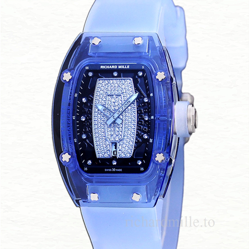 Richard Mille RM 07-02 Automatic Ladies Watch Acrylic Rubber Band