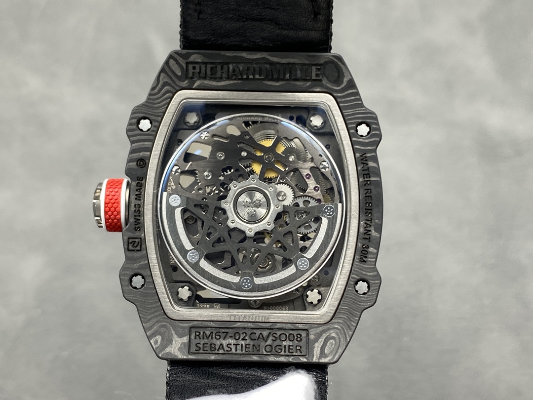 Best Richard Mille RM67-02 V4 47mm Replica Watch with Skeleton Dial - Quality