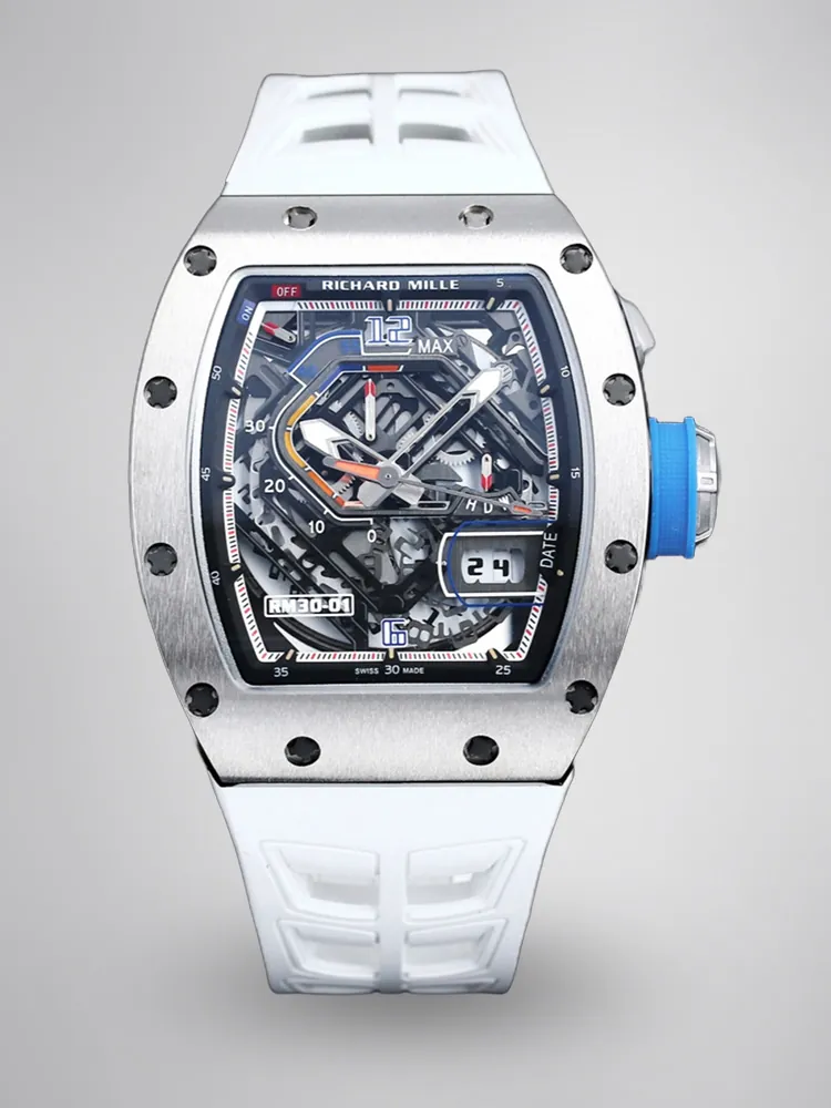 Richard Mille RM30-01 Titanium Automatic Skeleton Watch 40x50x16mm Replica Watch