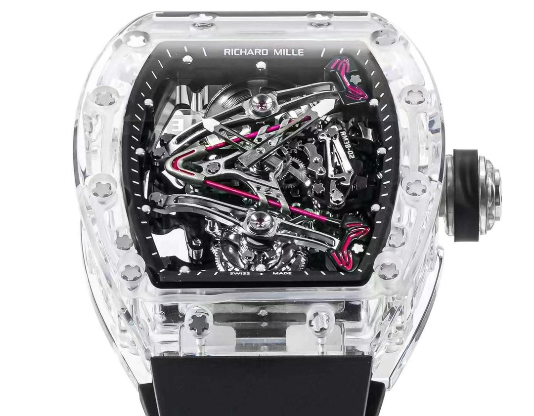 Richard Mille RM 38-02 Tourbillon Replica Watch – Transparent Crystal Case