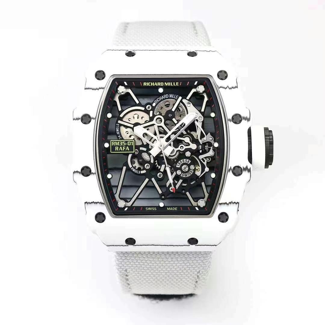 Richard Mille RM35-01 Rafael Nadal Replica Super Clone – NTPT Carbon Swiss Movement Best Quality