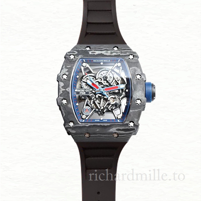 Richard Mille RM35-01 Men Mechanical Rubber Band Watch