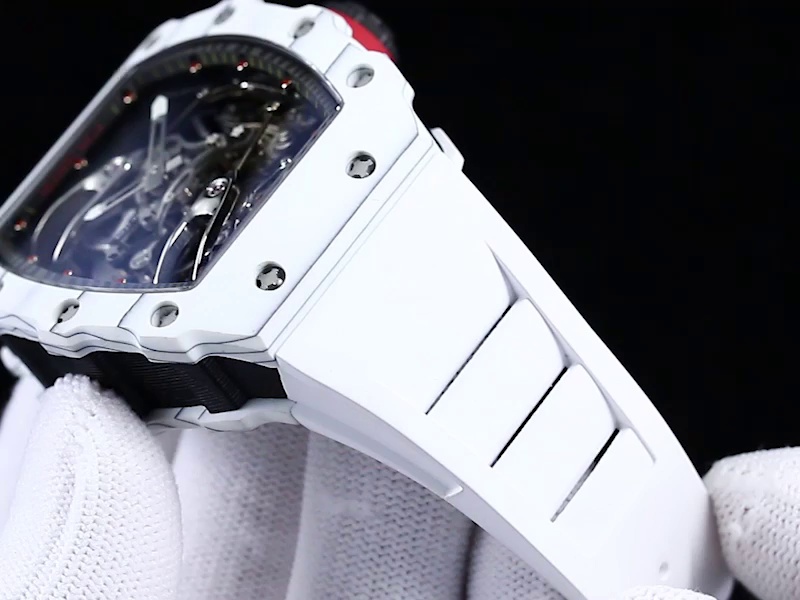 Richard Mille RM 27-02 Rafael Nadal Replica White Ceramic Watch – High-End Skeleton Dial, Swiss Movement, Sporty &amp; Luxurious Design