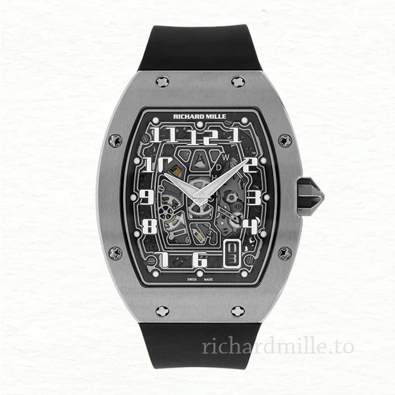Richard Mille RM 67-01 Black Dial Men’s Rubber Band Automatic