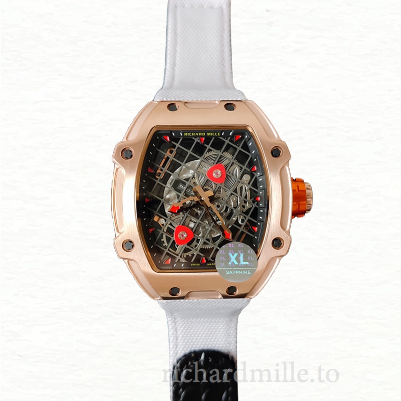 Richard Mille RM27-04 Men Mechanical Nylon Strap Watch