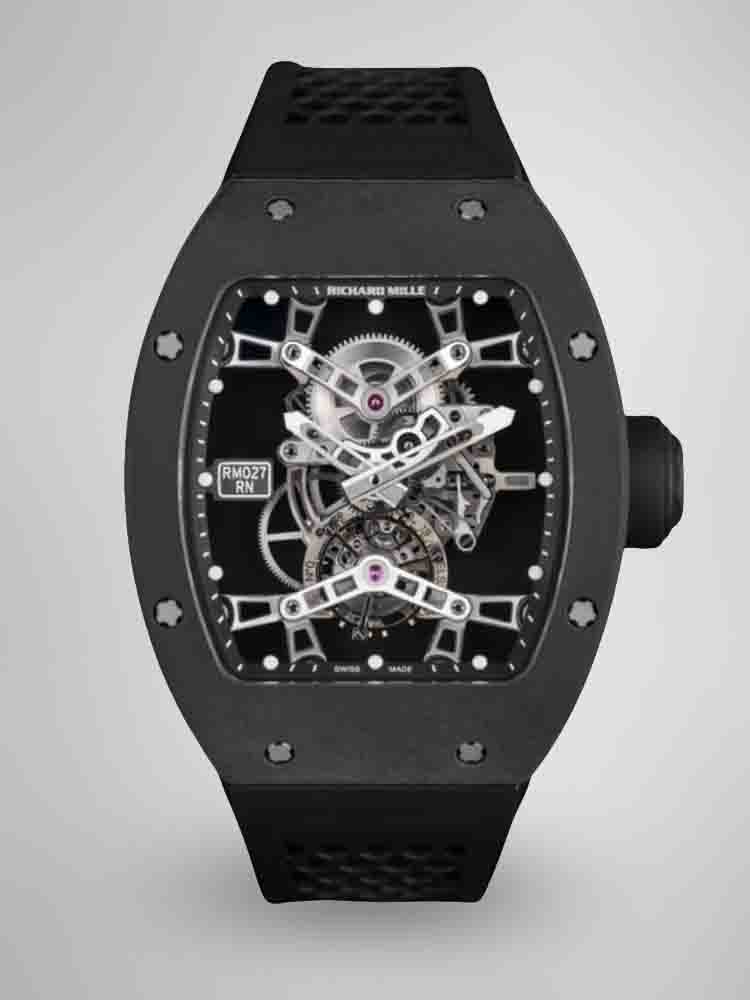 Replica Richard Mille RM 027 Watch with Swiss Movement 43mm Titanium Case