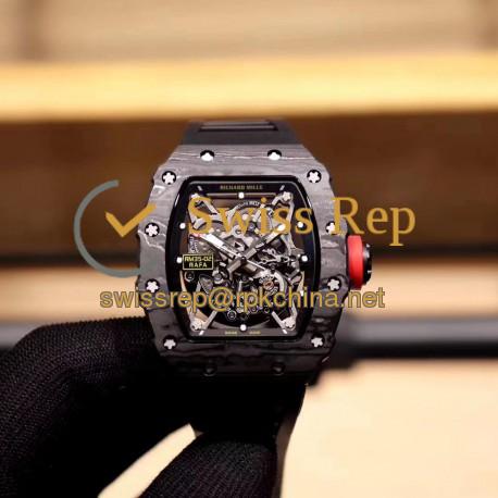 RM35-02 Rafael Nadal NTPT KVF Forged Carbon Black Dial M8215