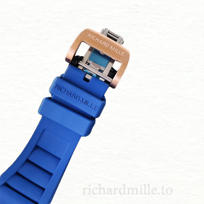 Richard Mille RM51-02 Ladies Mechanical Diamond Paved Dial Watch Rubber Band