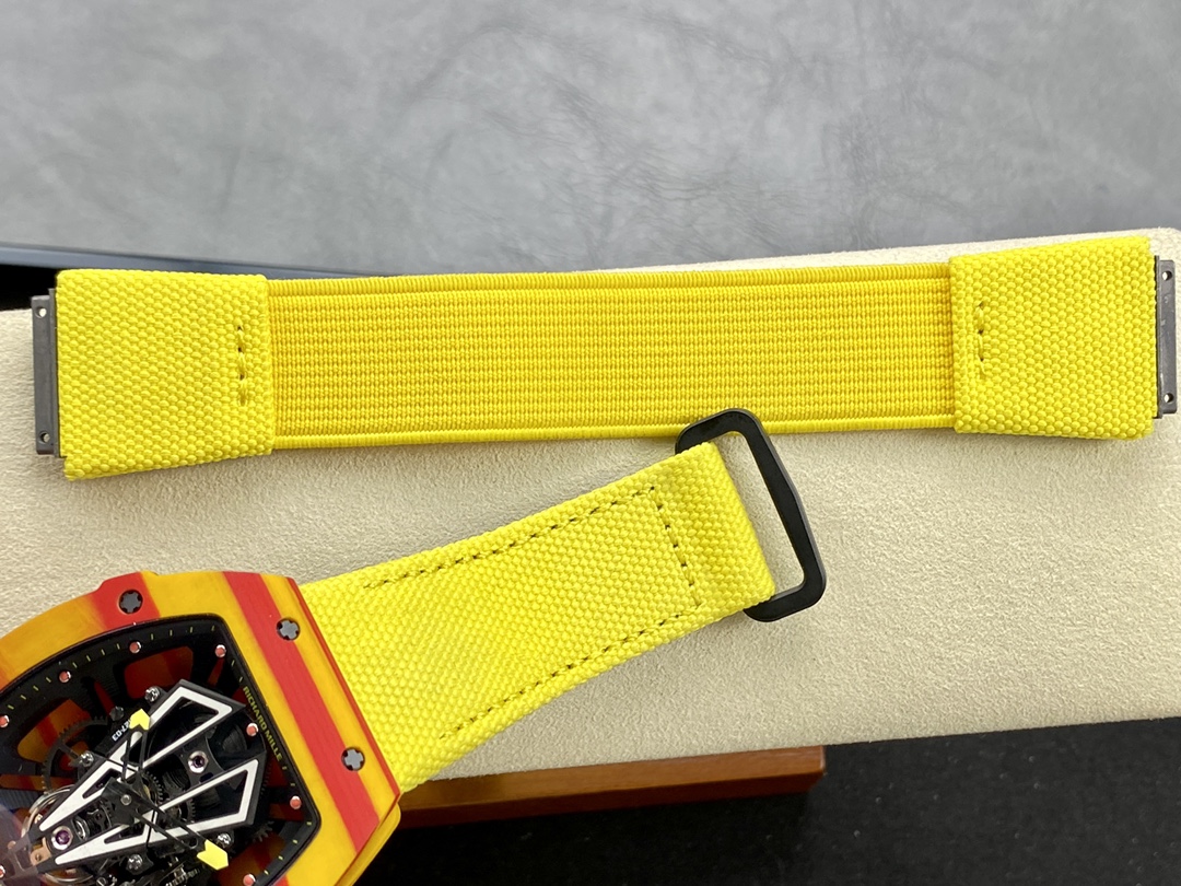 Best Swiss Replica Richard Mille RM 27-03 Red Yellow Carbon Fiber Watch