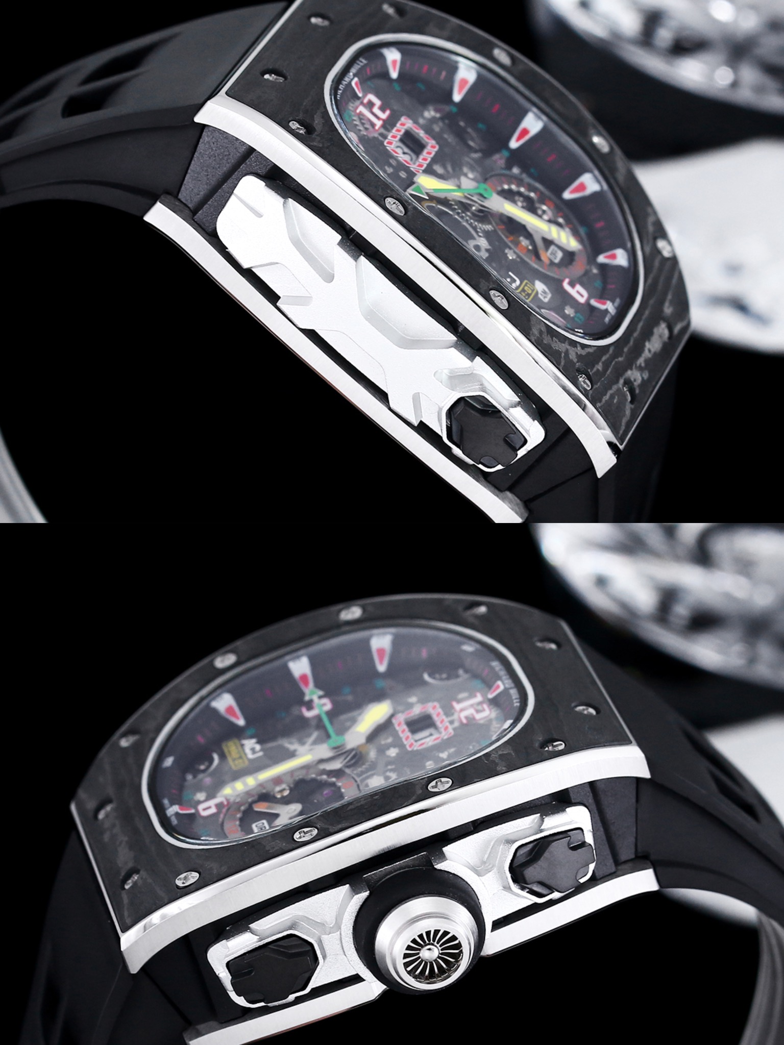 High-End Replica Richard Mille RM 62-01 Tourbillon ACJ Watch – Skeleton Dial, Carbon Fiber &amp; Titanium Case