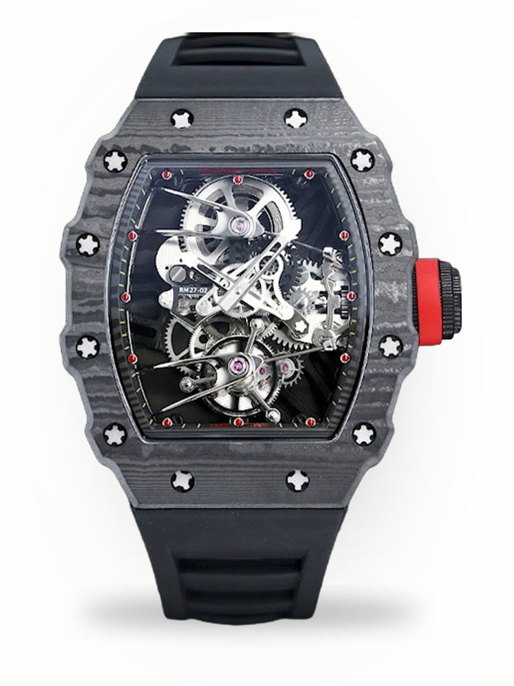 High-Quality Replica Richard Mille RM 27-02 Rafael Nadal Tourbillon Watch – Ultra-Light Carbon Case, Skeleton Dial