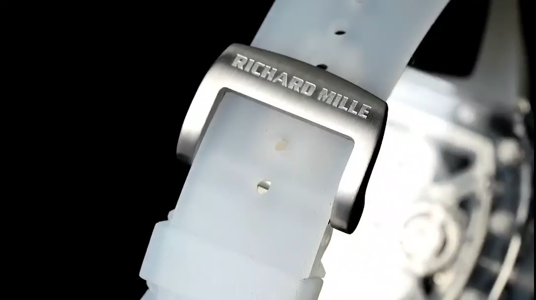 Luxury Richard Mille RM 27-03 Replica Swiss Tourbillon Skeleton Dial – White Rubber Strap, Carbon Fiber Case