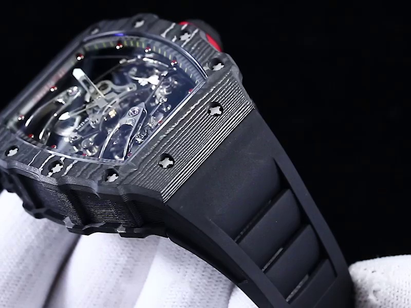 High-Quality Replica Richard Mille RM 27-02 Rafael Nadal Tourbillon Watch – Ultra-Light Carbon Case, Skeleton Dial