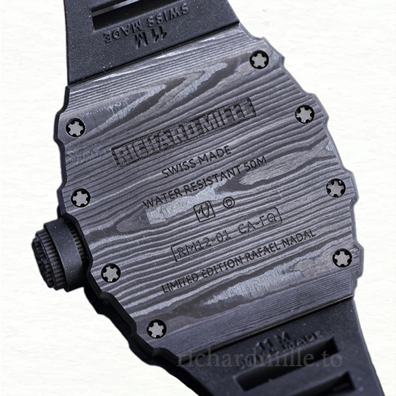 Richard Mille RM12-01 Men Automatic Transparent Dial Dot