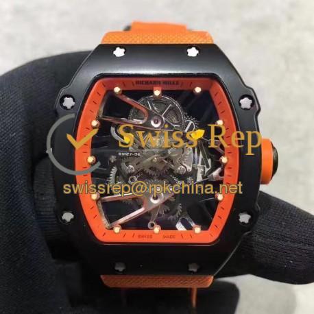 RM27-02 PVD Orange &amp; Skeleton Dial M9015