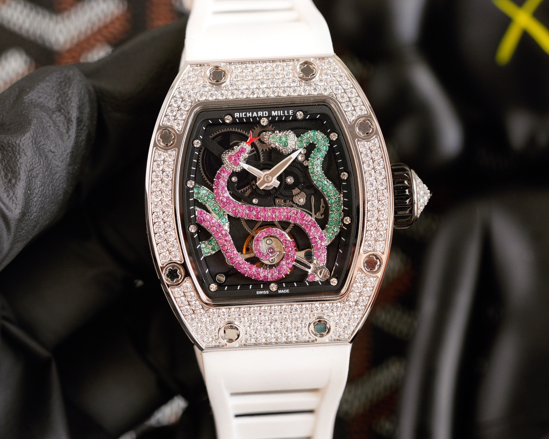 Richard Mille RM 26-01 Automatic Men’s Rubber Band Stainless Steel Watch