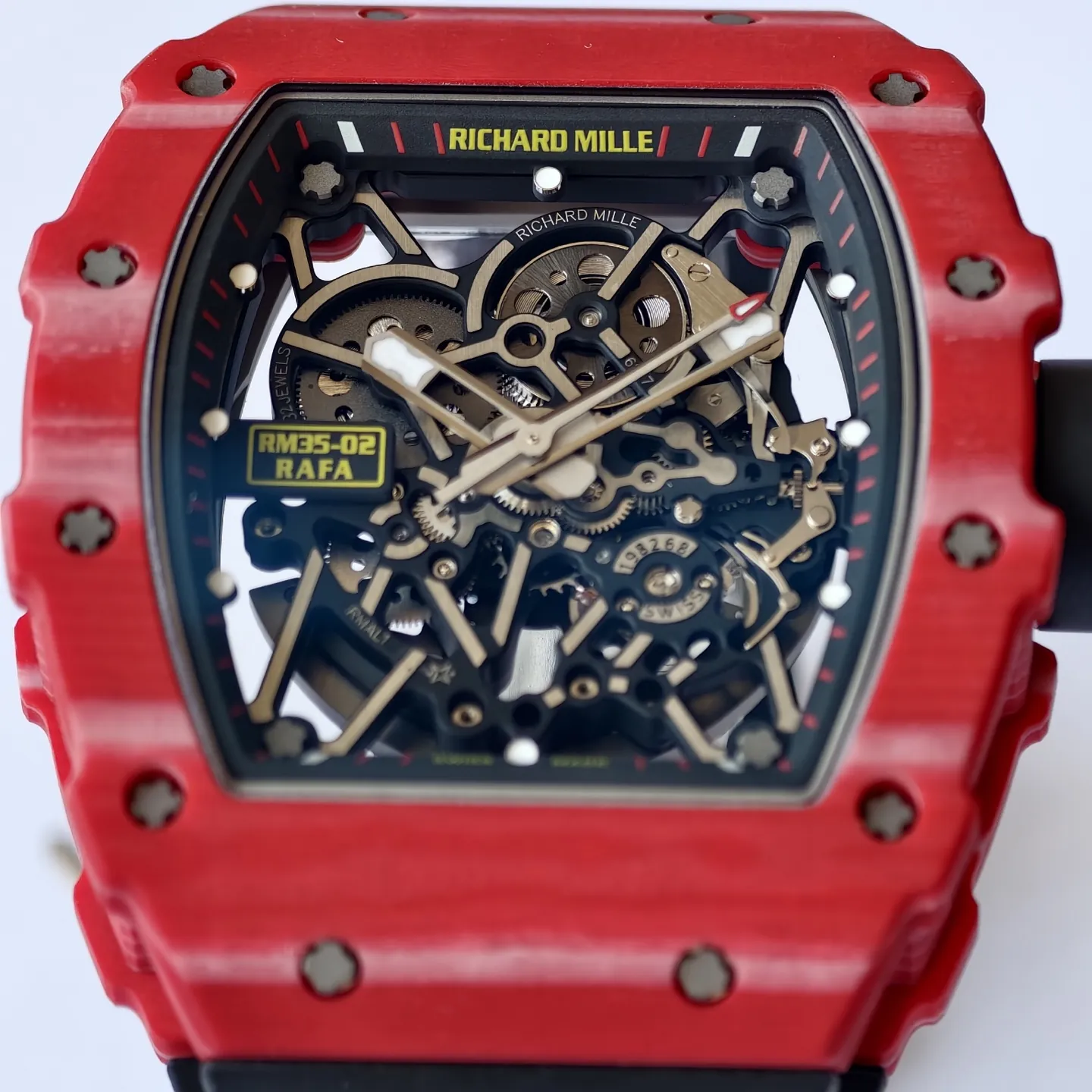 UMI Richard Mille RM 35-02 Rafael Nadal Red Quartz TPT Super Clone