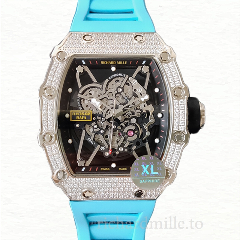Richard Mille RM35-02 Men Mechanical Watch Rubber Band