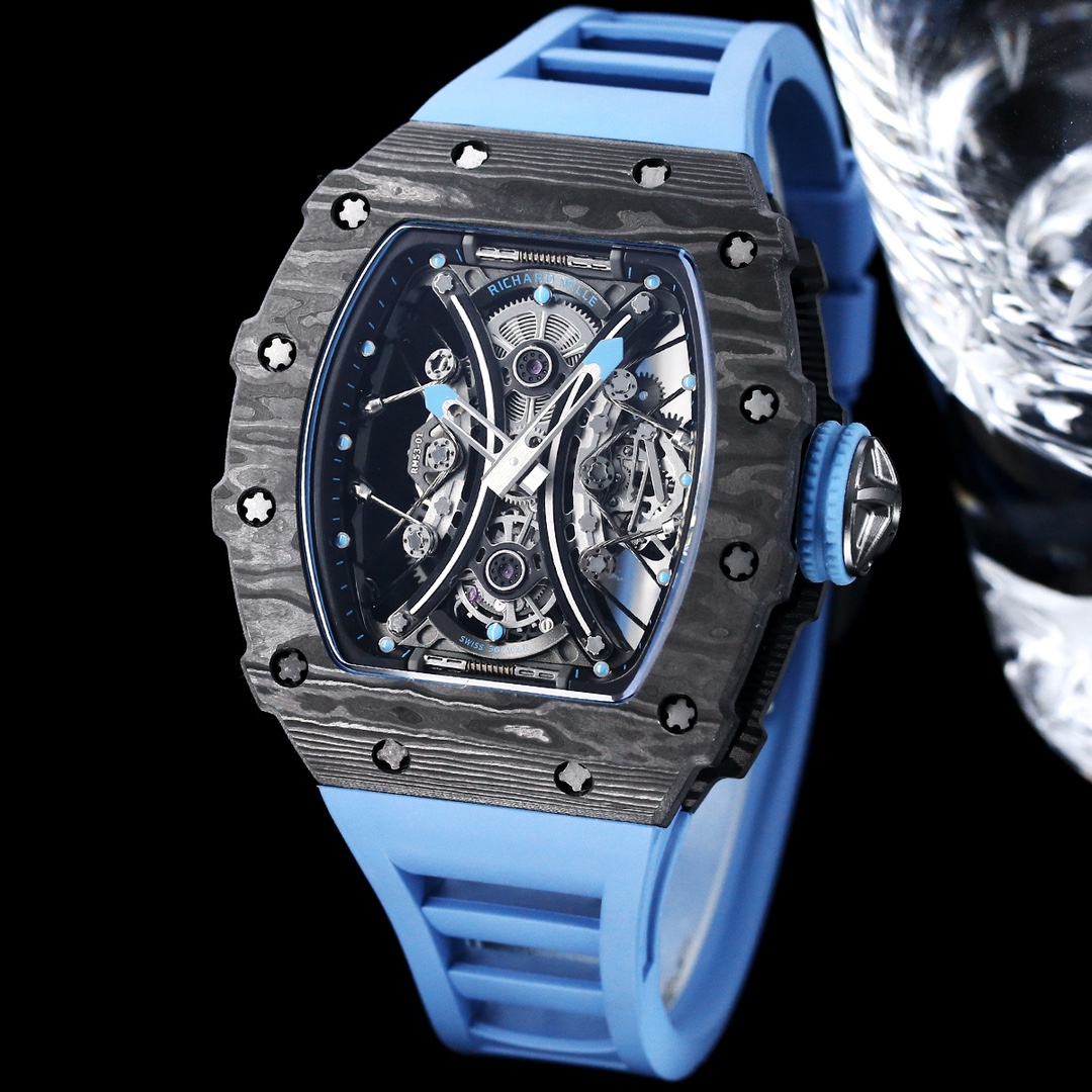 Richard Mille RM 53-01 Replica Tourbillon Pablo Mac Donough Watch – Swiss Precision & Carbon Fiber Case