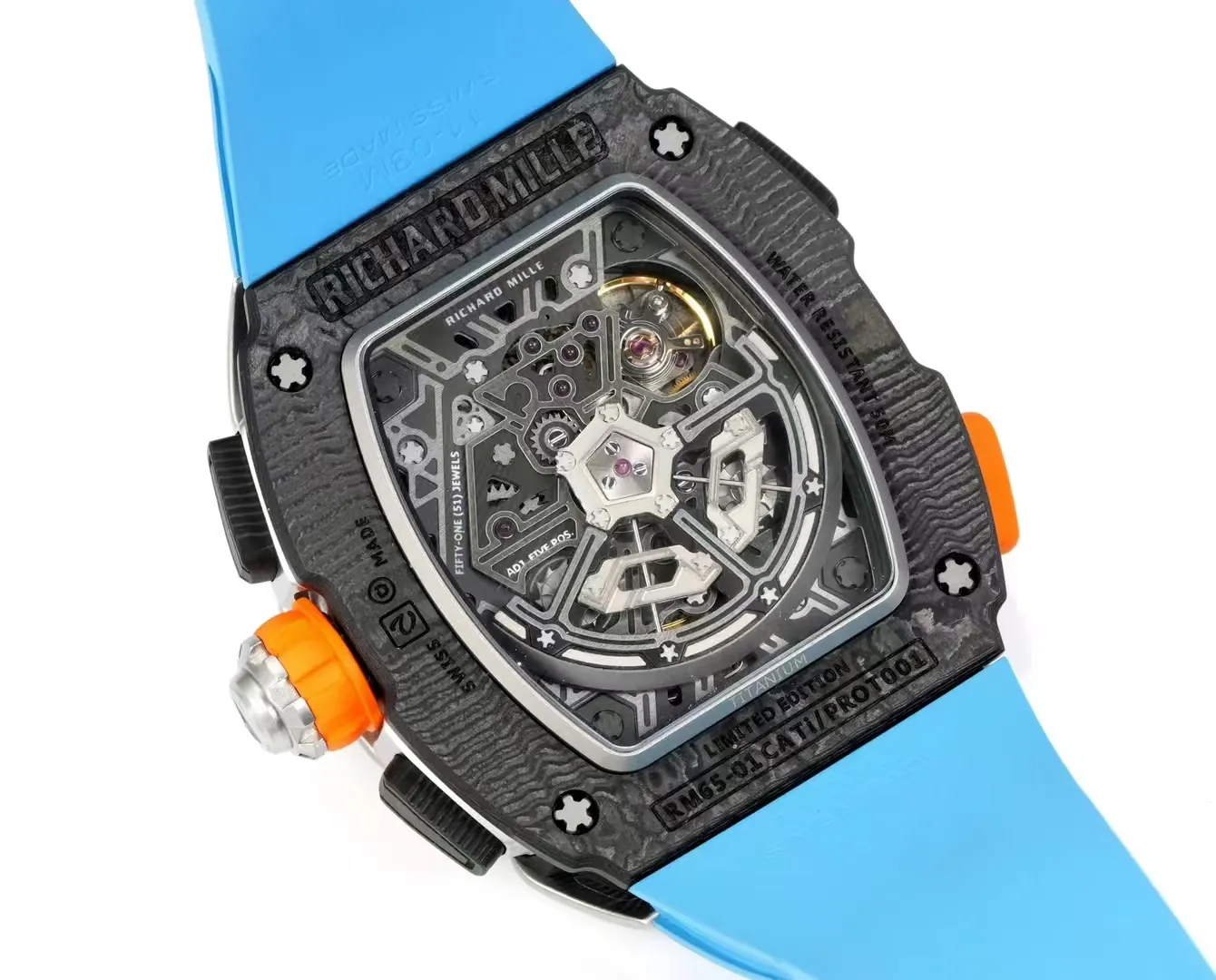 Replica Richard Mille RM 65-01 McLaren W1 Automatic Chronograph Super Clone Watch