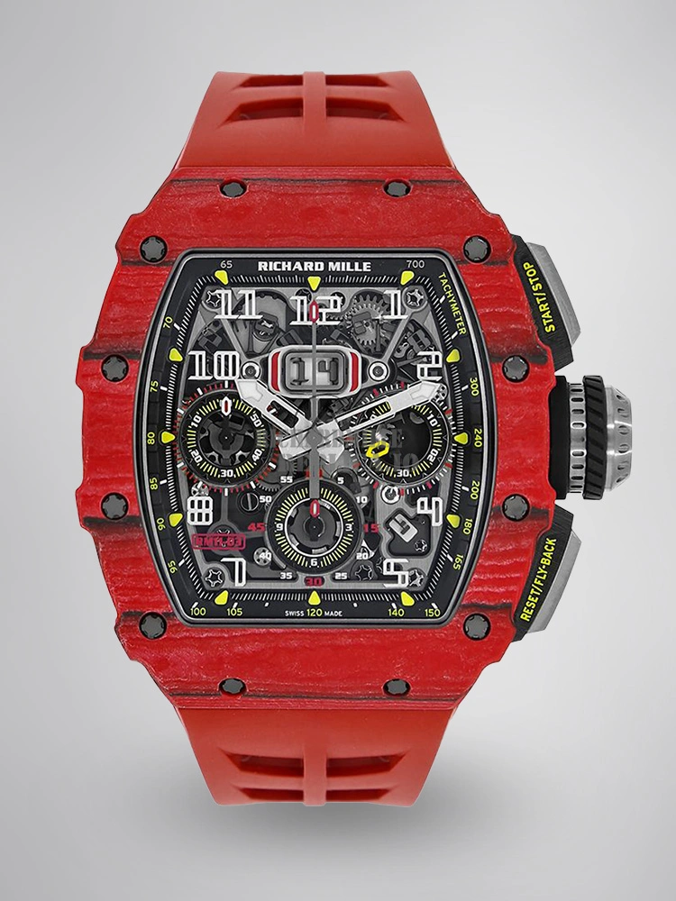 Richard Mille RM 11-03 Red Carbon Fiber Full Skeleton 7750 Automatic Replica Watch
