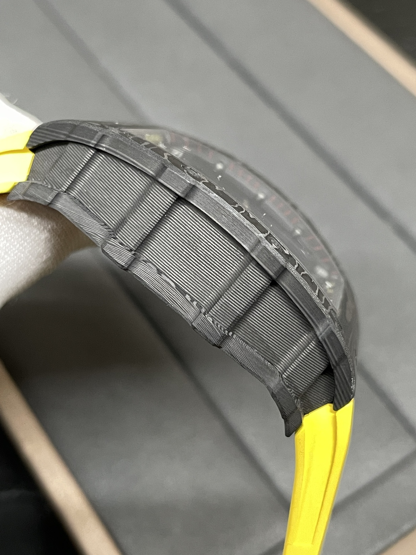 Swiss Replica Richard Mille RM 35-02 Watch For Men – Skeleton Dial, Yellow Rubber Strap, Luxury Sport Design