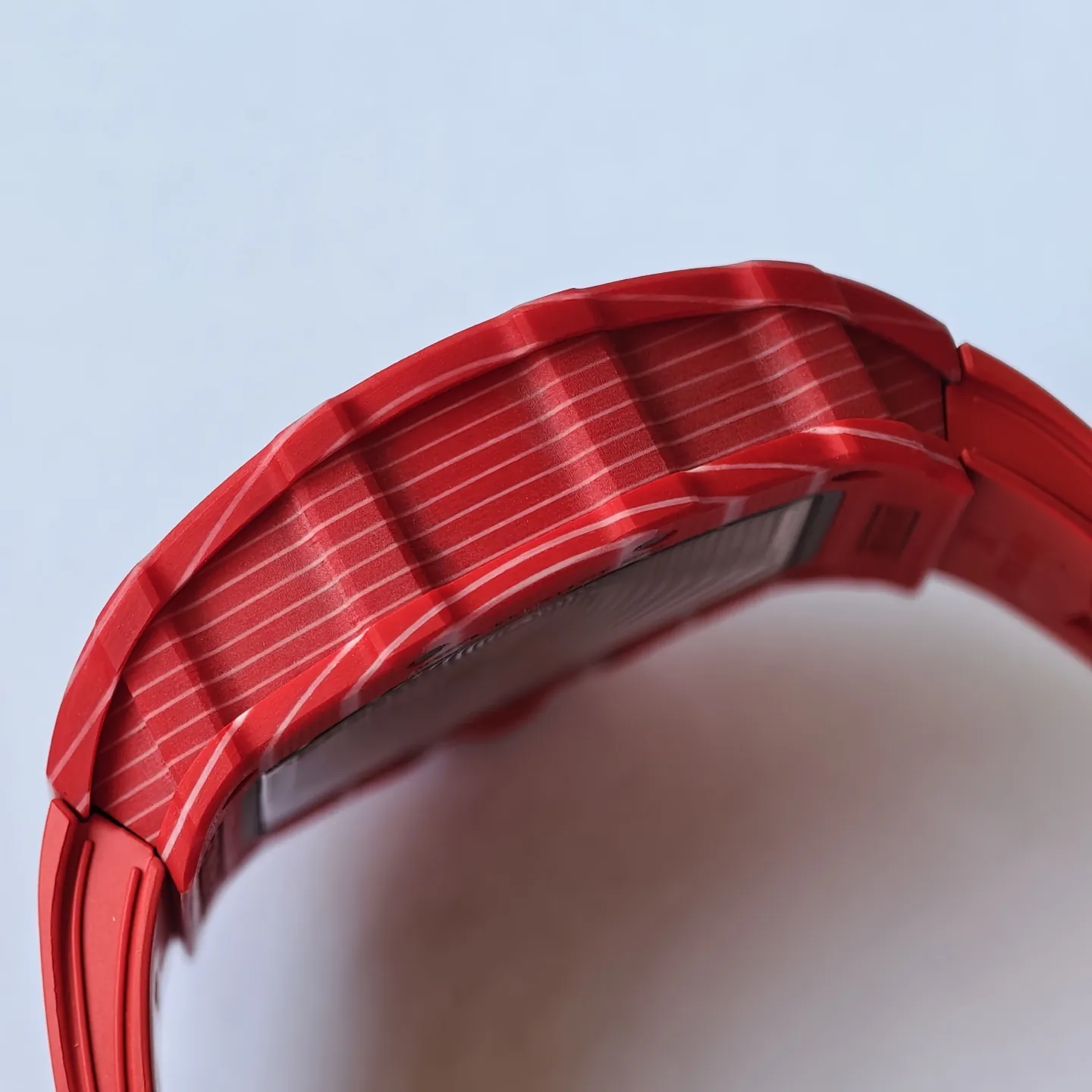 UMI RM 35-02 Rafael Nadal Red Quartz TPT Case Red Rubber Strap Replica Watch