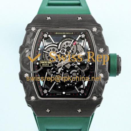 RM35-02 Rafa Nadal KUF NTPT Green Rubber Strap Seiko NH05A