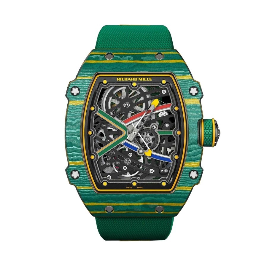 Pre-owned Richard Mille RM 67-02 Wayne Van Niekerk Automatic Skeletal Dial Men’s Watch RM67-02