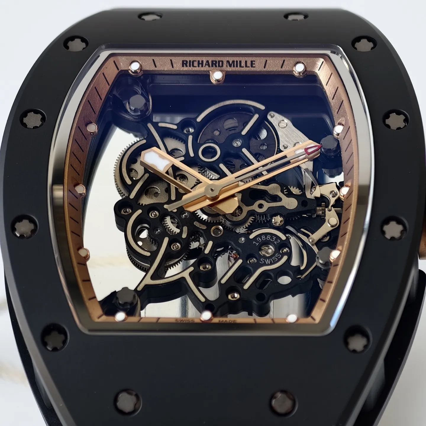 UMI Richard Mille RM 055 Bubba Watson Ceramics 1:1 Skeleton Dial RMUL2 Movement Replica Watch