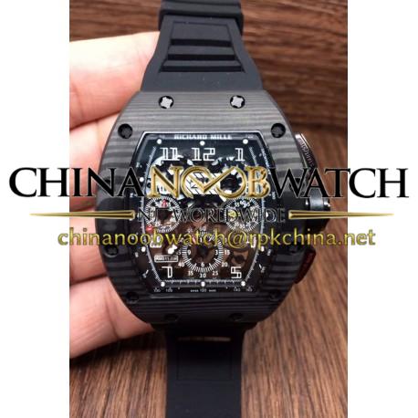 RM011-FM Felipe Massa Chrono Forged Carbon Black Dial Swiss 7750