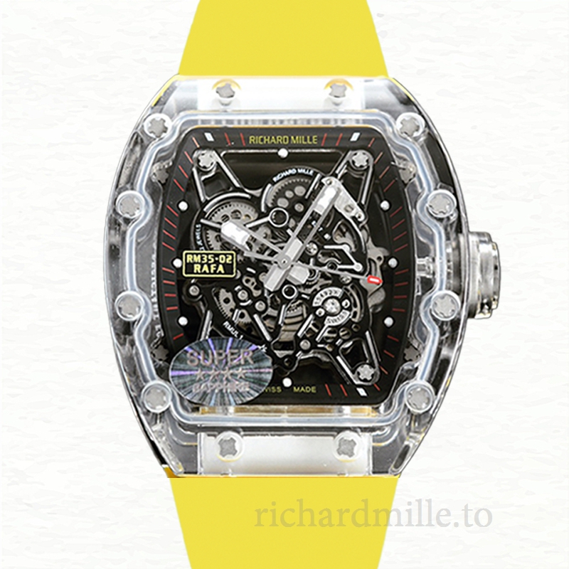 Richard Mille RM35-02 Men Automatic Watch Rubber Band