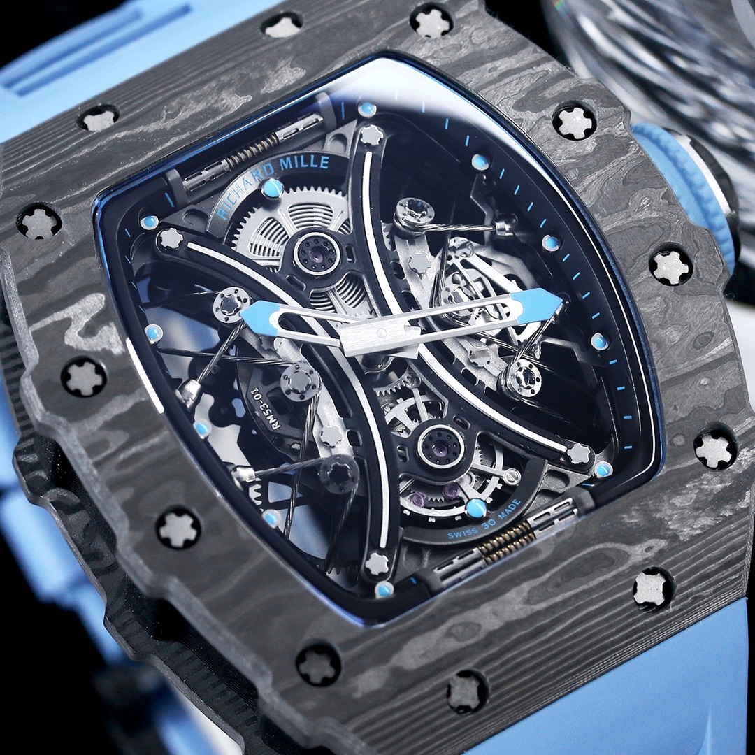 Richard Mille RM 53-01 Replica Tourbillon Pablo Mac Donough Watch – Swiss Precision & Carbon Fiber Case
