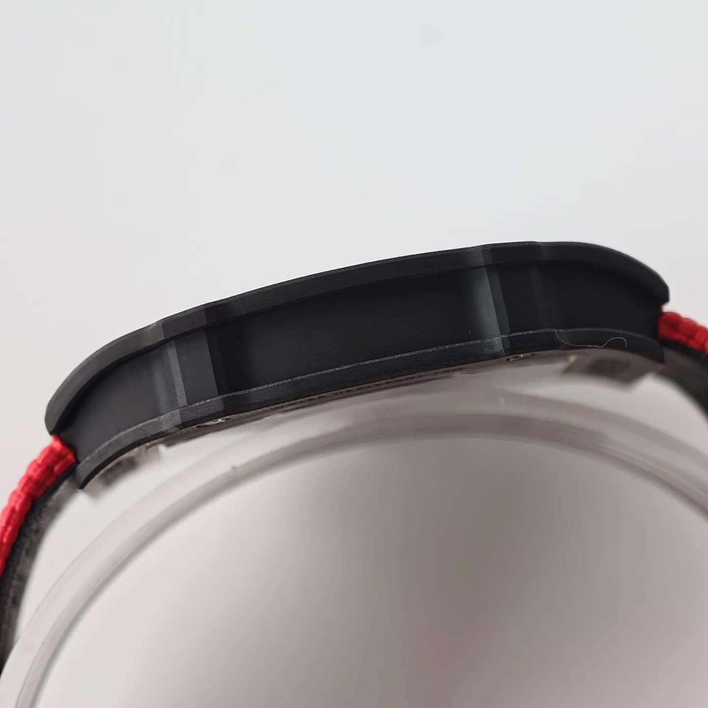 UMI Richard Mille RM 67-02 Extra Flat Italy Carbon TPT Skeleton Red Fabric Strap Replica Watch