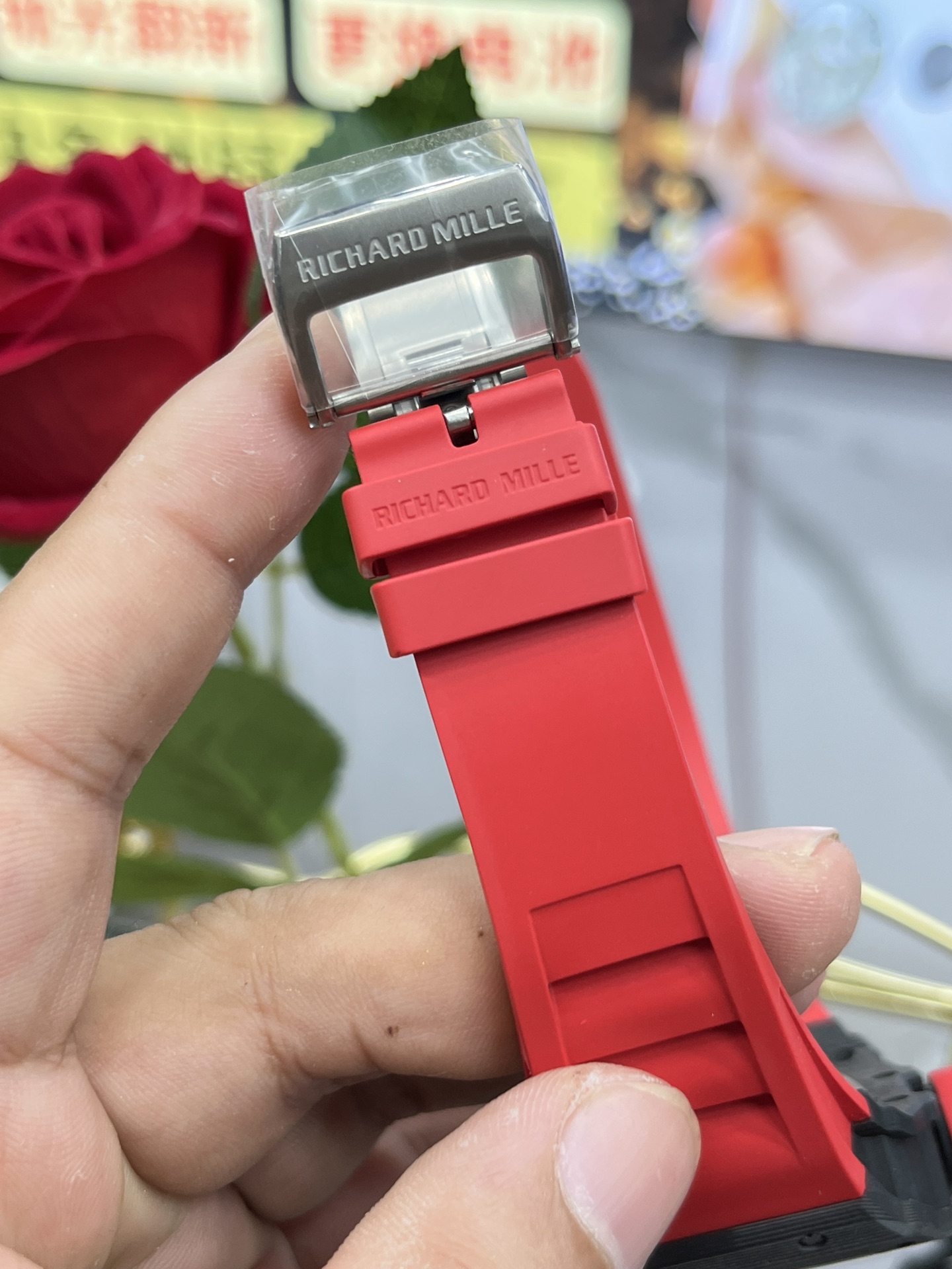 Replica Richard Mille RM35-02 Red Rubber Strap Swiss Movement Sports Watch