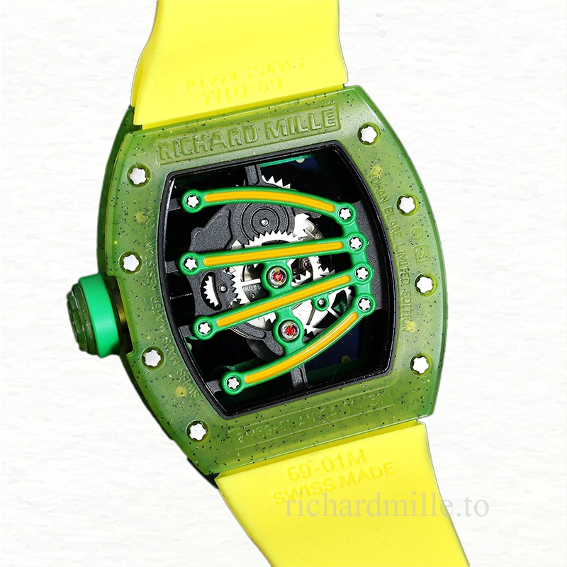 Richard Mille RM 56-01 Automatic Men Rubber Band Watch
