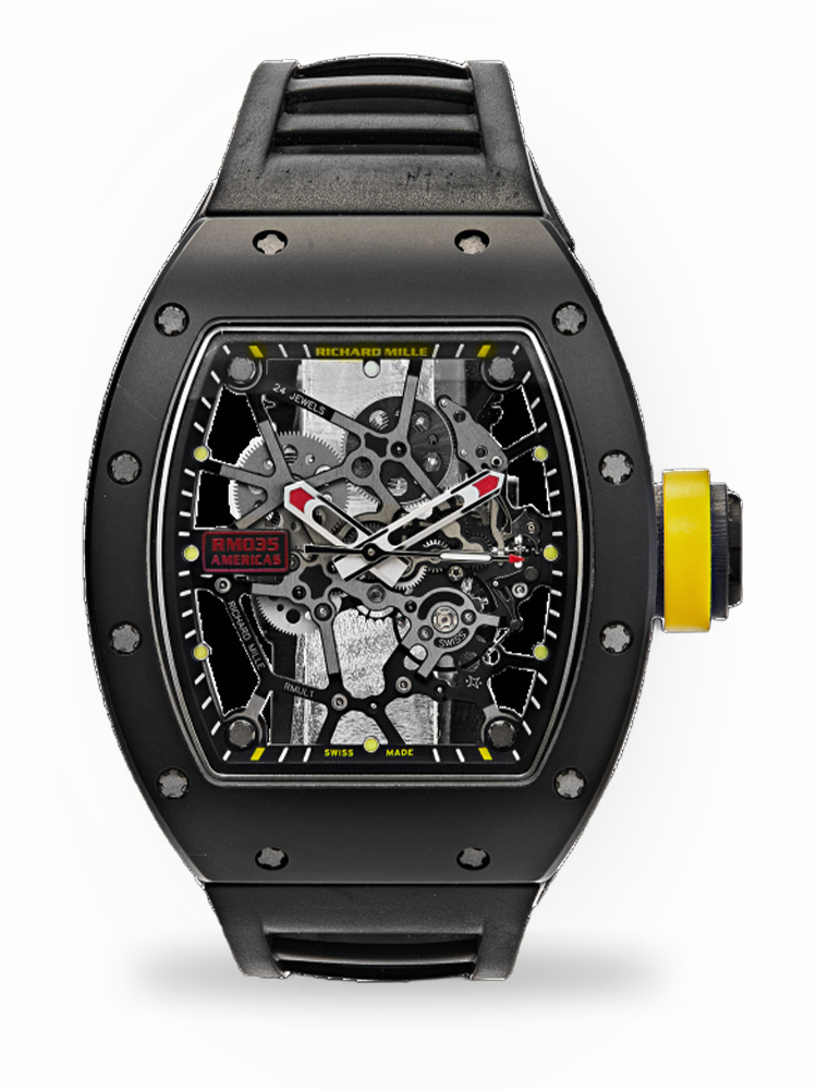 Richard Mille RM 035 Replica Rafael Nadal – Ultra-Light Skeleton Dial Watch With Premium CNC Magnesium Alloy Case