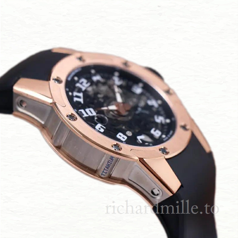 Richard Mille RM63-01 Men Mechanical Watch Transparent Dial