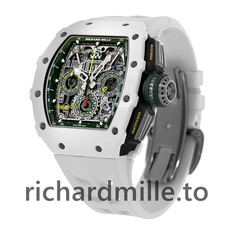 Richard Mille RM 11-03 Green & Silver Dial Watch