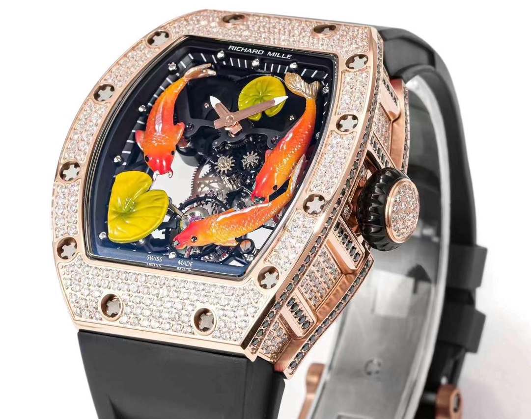Replica Richard Mille RM S10 Koi Tourbillon Watch - Limited Edition Men’s Fake Tourbillon Timepiece