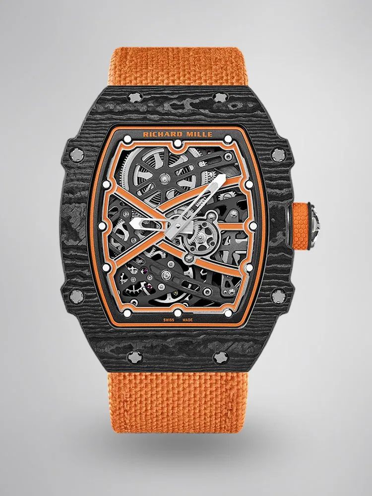 UMI RM67-02 Carbon Fiber 7.8mm Ultra-Thin 1:1 Super Clone Mechanical Watch Integrated Movement