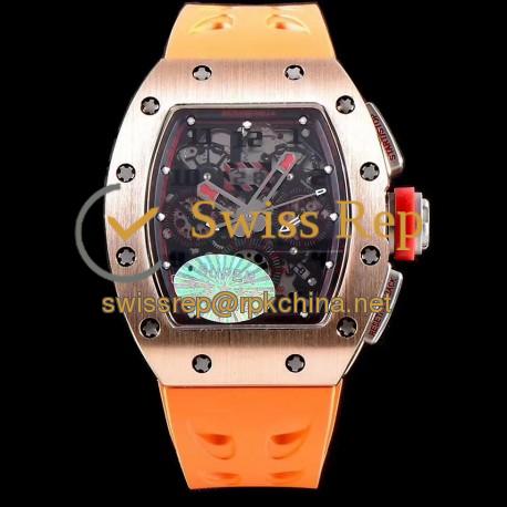 RM011-03 KVF Rose Gold &amp; Titanium Black Dial 7750