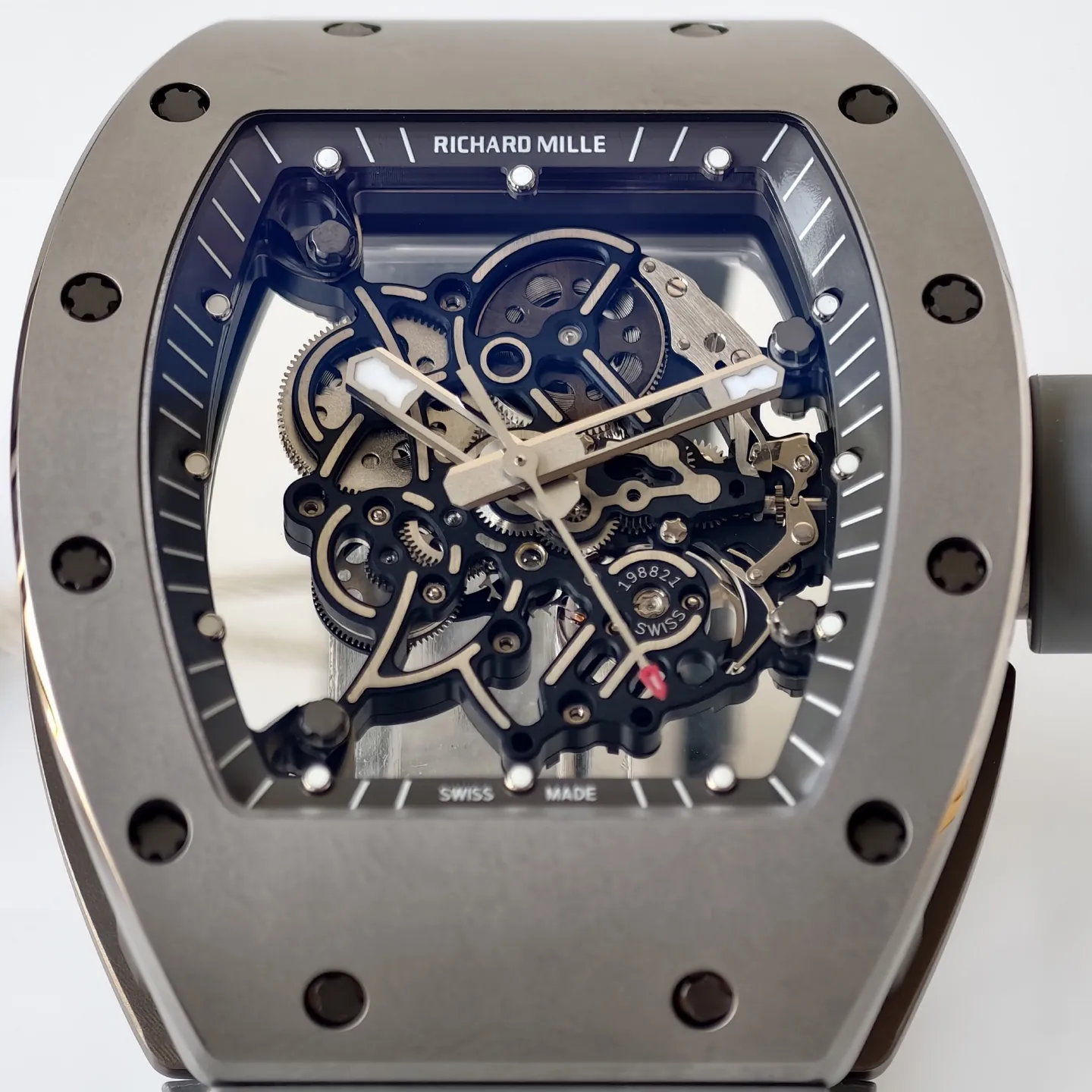 UMI Richard Mille RM 055 Bubba Watson All Grey Super Clone Skeleton Dial Ceramic Case RMUL2 Movement