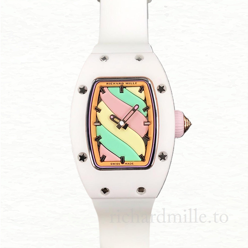 Richard Mille RM07-03 Ladies Automatic Candy Dial Ceramics Bezel