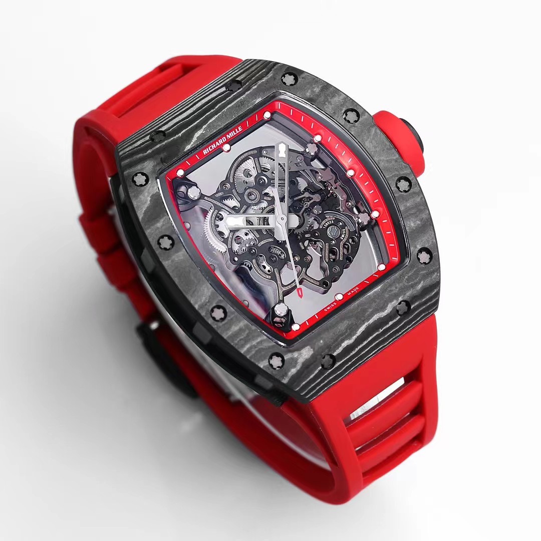 Richard Mille RM 055 NTPT Carbon Replica - Super Clone Swiss Movement Skeleton